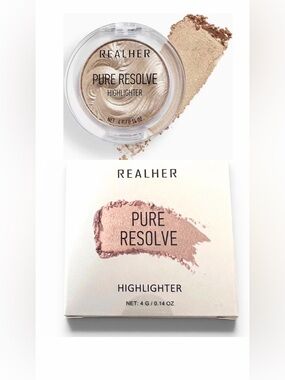 RealHer Pure Resolve Highlighter – Champagne Rose Glow